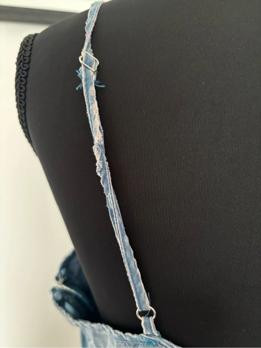 Altar'd State Dusty Blue Speckled Mini Dress - Picture 5 of 6